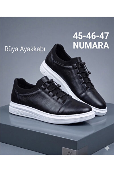 Rüya Ayakkabı حذاء جلد رجالي مقاس كبير 45-46-47