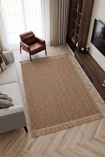Cool Halı Mirage Kahverengi 160x230 4 M2 Halı Bohem Kaymaz Makinada Yıkanan O...