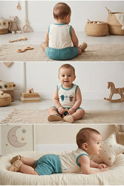 meyastore Sleeveless Baby Snap Body