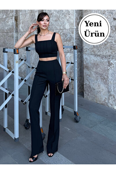 Nadrina Çıma Detaylı Pantalon