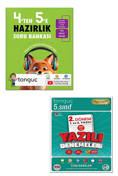 4'ten 5'e Hazırlık Kitabı Ve 5. Sınıf 2. Dönem Yazılı Denemeleri
