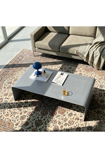 modilab Modern Metal Orta Sehpa- Minimal Dikdörtgen Salon Sehpası