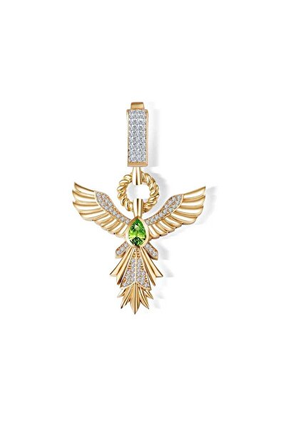 Cherry by Özkonak Zümrüt Taşlı Anka Kuşu Charm