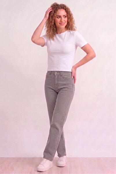 warn Düşük Omuz Kadın Basic Düz T-Shirt Yazlık Pamuklu Kumaş