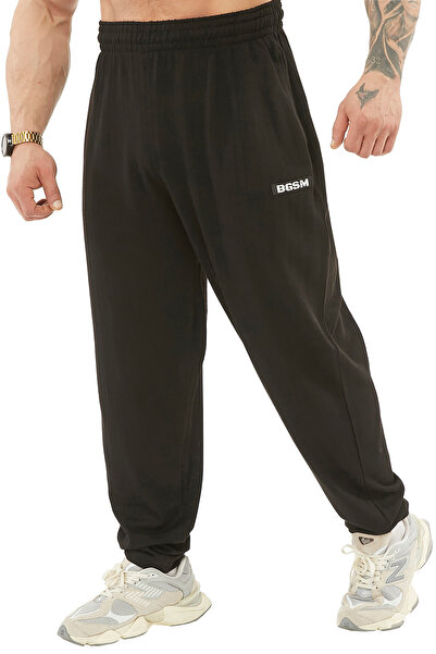 BGSM Pantaloni de trening de bază pentru bărbați, cu croială largă, Pnt1359