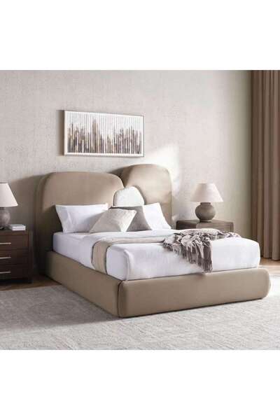 PAN HOME سرير رومي كينج 180×200 - بني