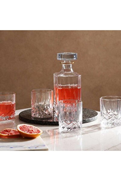 PAN HOME Gloria 5-Piece Drink Set -Clear