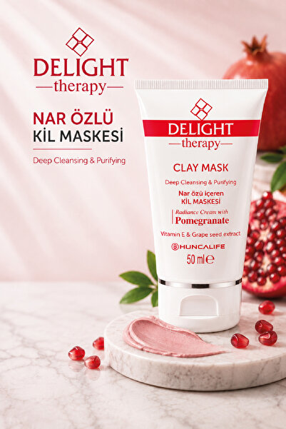 Huncalife Delight Therapy Nar Özlü Kil Maskesi 50 ml