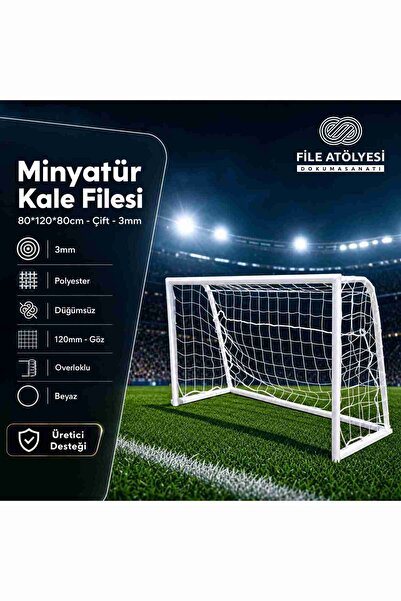 Nodes Minyatür Kale Filesi Ağı - Antrenman (sadece File İçerir) - 80*120*80cm