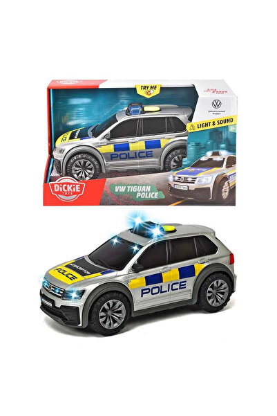 TOYFEST Dickie Işıklı ve Sesli VW Tiguan Polis Arabası