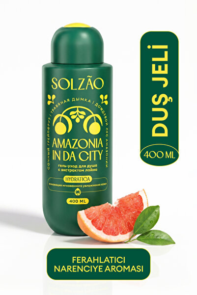 SOLZAO Peeling etkili Besleyici Vitaminli Misket Limonu Özlü Nemlendirici Duş...