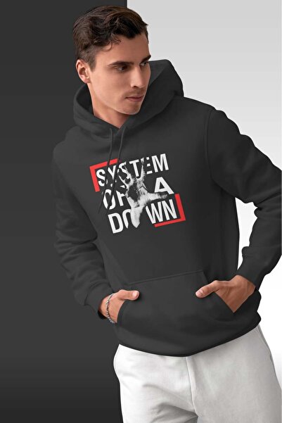 buzagi tasarım ürünleri System of a down Oversize Hooded Unisex Sweatshirt