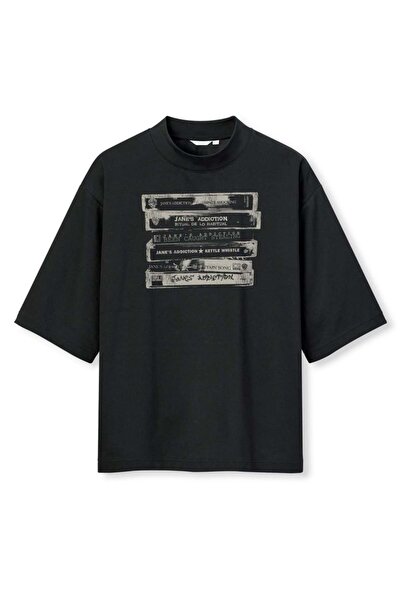 buzagi tasarım ürünleri Jane's Addiction Digital Print Oversize Black Unisex ...