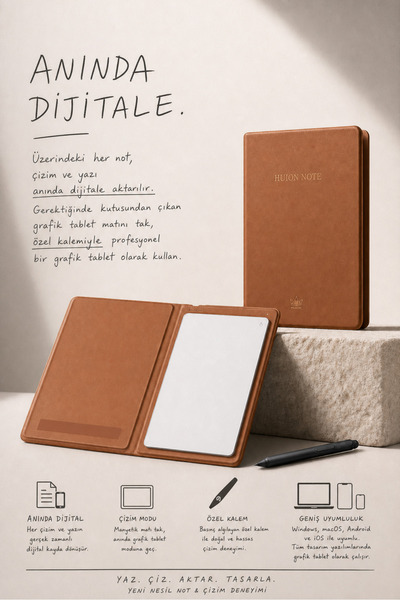 Huion Note X10 - Akıllı not defteri
