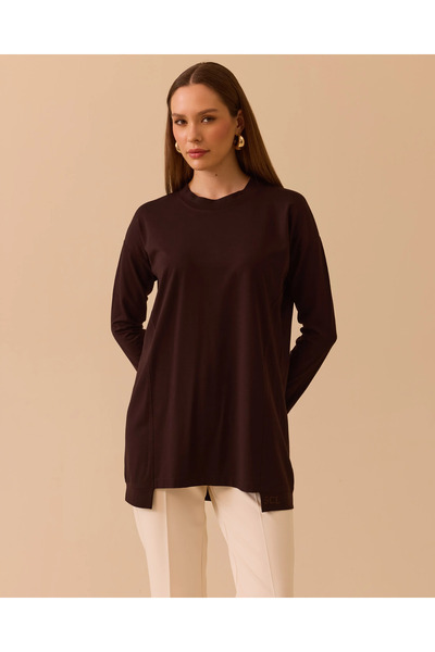 SCL Yuvarlak Yaka Oversize Tunik