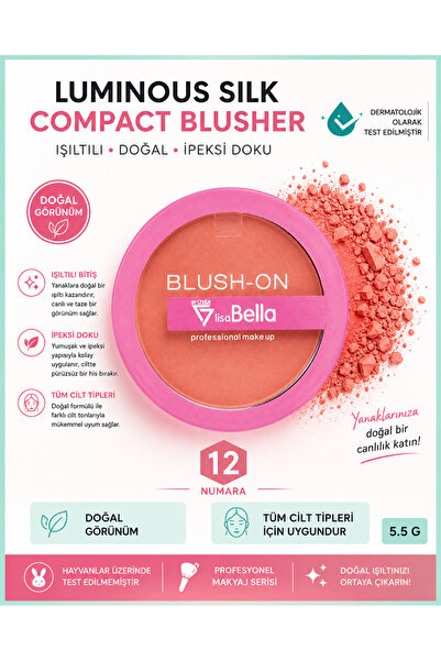Genel Markalar Allık - Lisa Bella Blush-on 12 8680789381990