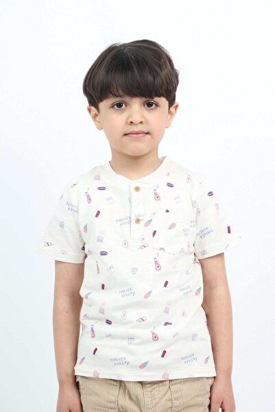 Gingersnaps Boys Printed Short-Sleeve T-Shirt