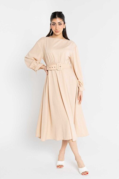 mica Long Sleeve Midi Dress