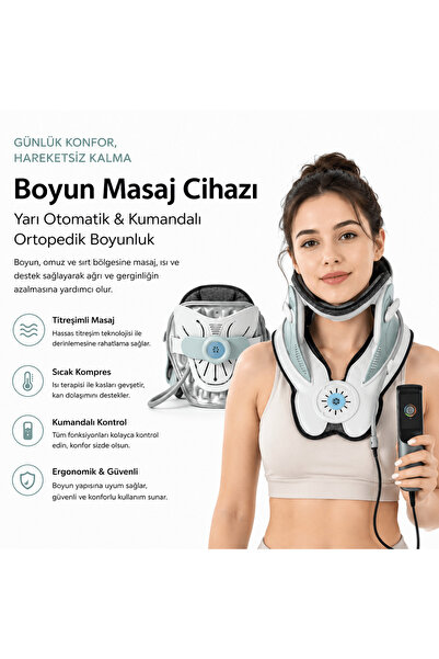 Genel Markalar Boyun Masaj Cihazı – Yarı Otomatik & Kumandalı Ortopedik Boyun...