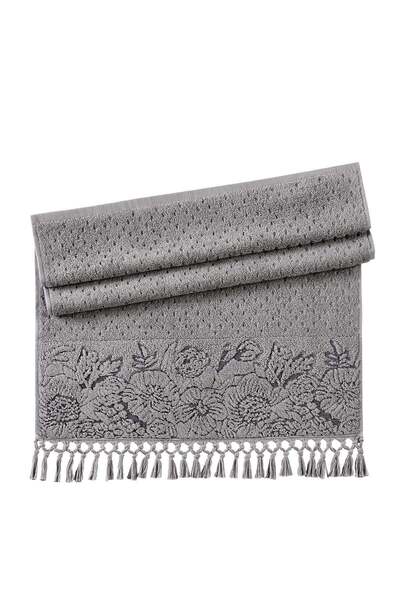 Pupilla Collection Sembol %100 Pamuk Kozalı 50*90 Tekli Yüz Havlusu - Antrasit