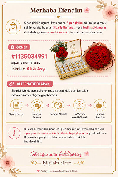 Froyi 41 Güllü İsteme Çiçeği Buketi & Kişiye Özel 100 Adet İsimli Söz Nişan Kız Isteme Çikolata