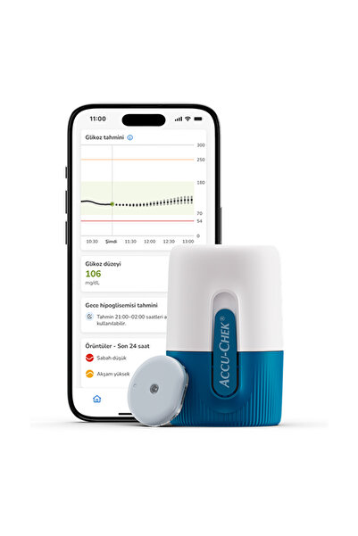 Roche Accu-Chek SmartGuide Şeker Ölçüm Sensörü