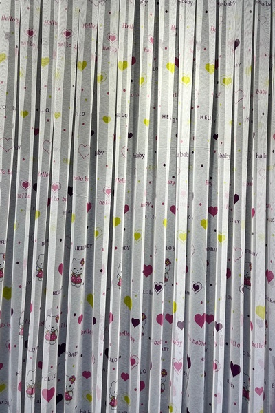 ilora home Sevimli figürlü Çocuk odası tül perdesi özel dikim 1/2 kat seyrek ...