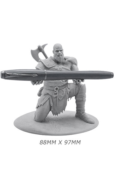 Yapı3D منظم سطح المكتب من God of War Kratos – حامل للأقلام والنظارات وسكين ال...