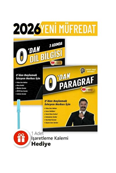 REHBER MATEMATİK YAYINLARI 0'dan Dil Bilgisi Ve 0'dan Paragraf