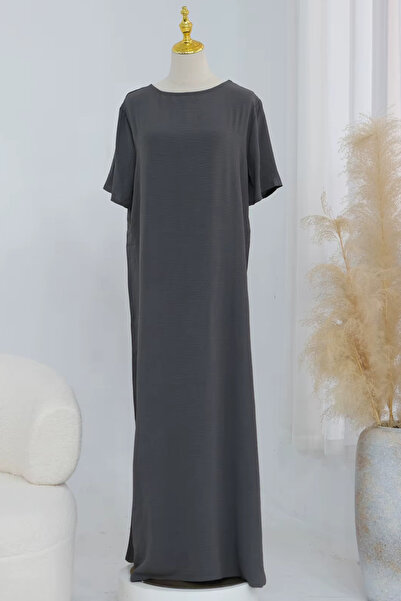 Generic Women's Premium Nida Fabric Abaya Inner Dress | Modest Maxi Dress | S...