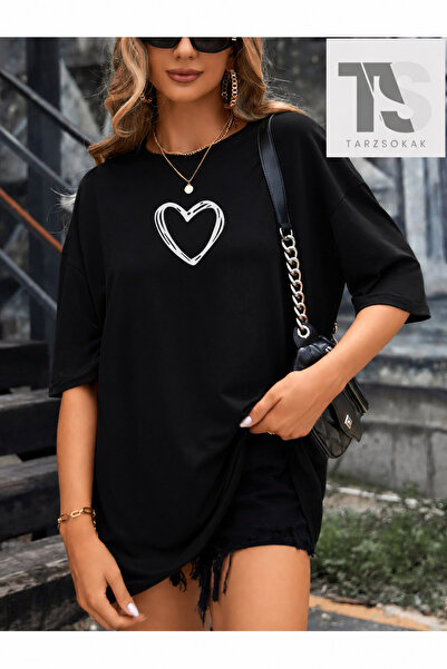 Love Printed Loose T-Shirt