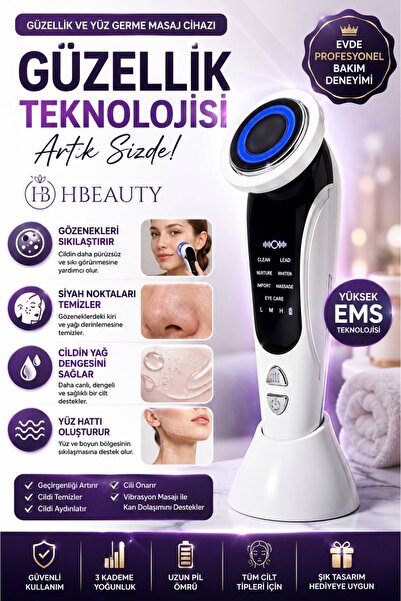 HBEAUTY yüz boyun germe güzelik aleti yaşlanma karşıtı yüksek ems teknolojisi...