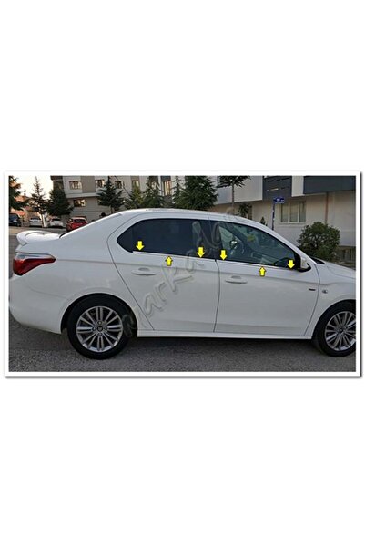 DB Chrome Citroen C-Elysee Cam Çıtası Nikelajı 2012-2024 4 Parça P.Çelik