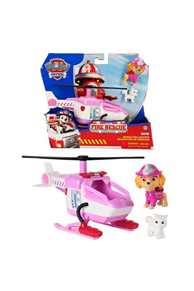 PAW PATROL Fire Rescue Figür ve Kurtarma Aracı - Skye