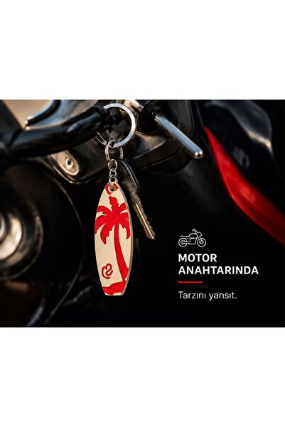 SOLENROSA Surf Keychain