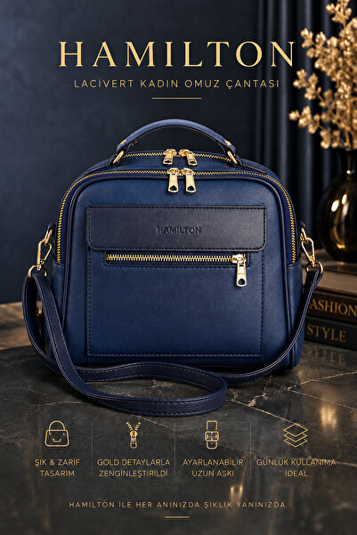 HAMILTON Original Women's Crossbody and Hand Carry Adjustable Strap Leather T...