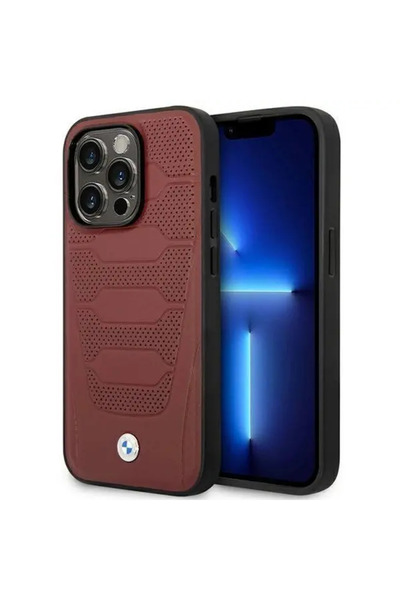 BMW Husă BMHMP14L22RPSR iPhone 14 Pro 6.1 "   Bordo/bordo Scaune din pie...