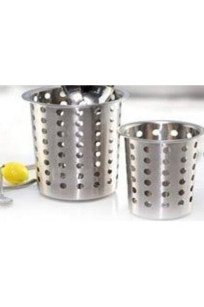 vanora stainless steel utensil holder, 11.5 x 14 cm