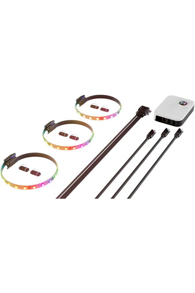 HYTE Bandă LED LS10 qRGB, pachet de 3 + Nexus Portal, bandă LED