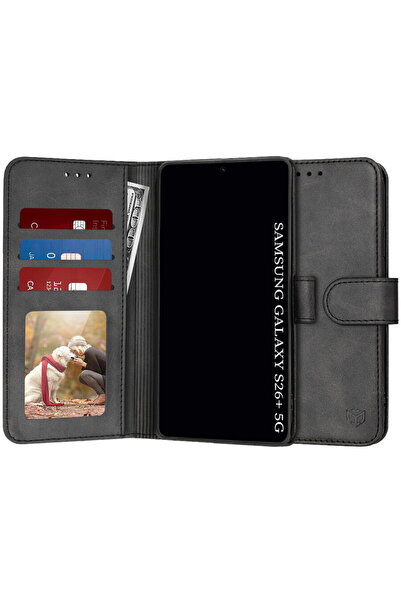 Techsuit Husă pentru Samsung Galaxy S26 Plus - Tip Agendă - Negru