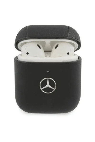 MERCEDES Husă Electronic Line pentru AirPods 1/2 - negru
