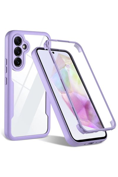 Techsuit Husă pentru Samsung Galaxy A35 5G + Folie - ColorVerse 360 Series - Mov