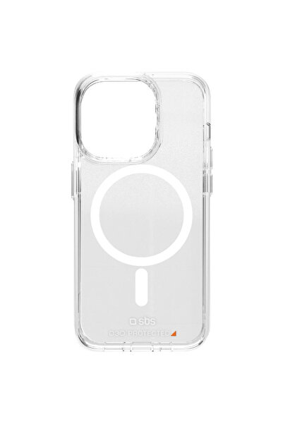 SBS Husă D3O MagSafe pentru iPhone 15 Pro - Transparentă