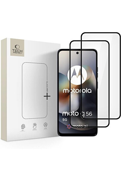 Tech-Protect Fit+ σκληρυμένο γυαλί για Motorola Moto G56 5G, σετ 2 τεμαχίων, ...