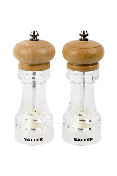 SALTER 7607 WDXR, Sare și Piper, 2 bucăți, Maro