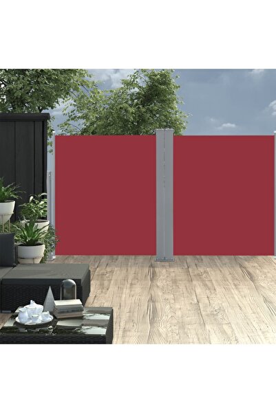 Concept Copertină laterală retractabilă, roșu, 160 x 600 cm