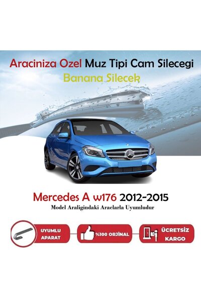 Niken Mercedes A W176 Muz Silecek Takımı 2012-2015