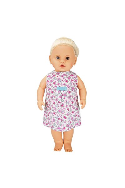 Sunman Lila Türkçe Konuşan Bebeğim 60 cm 60011 - Sarışın-Pembe Çiçekli Elbise
