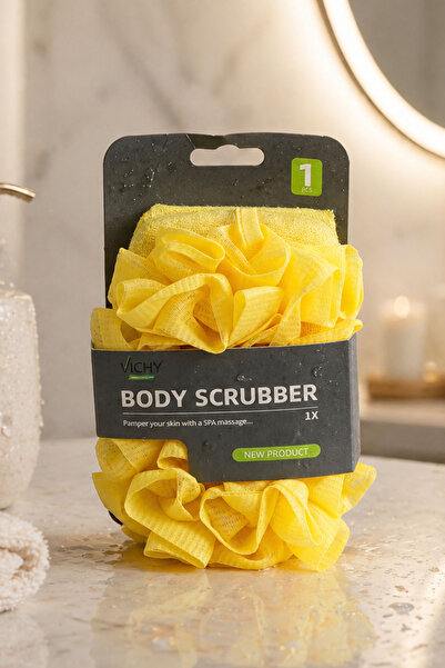 Vichy Bath Loofah Sponge Body Scrubber Foam Enhancer Shower Loofah Body Clean...