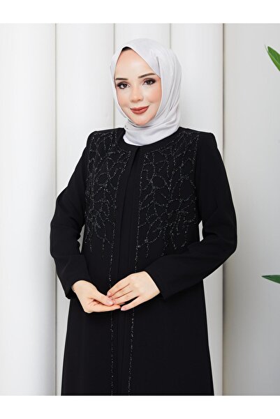 ESLEMNUR فستان الأمهات مقاس كبير مزين بالحجارة اللامعة